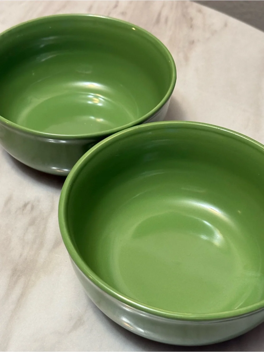 Royal Norfolk Solid Green Cereal Bowls 6” R Set If 2